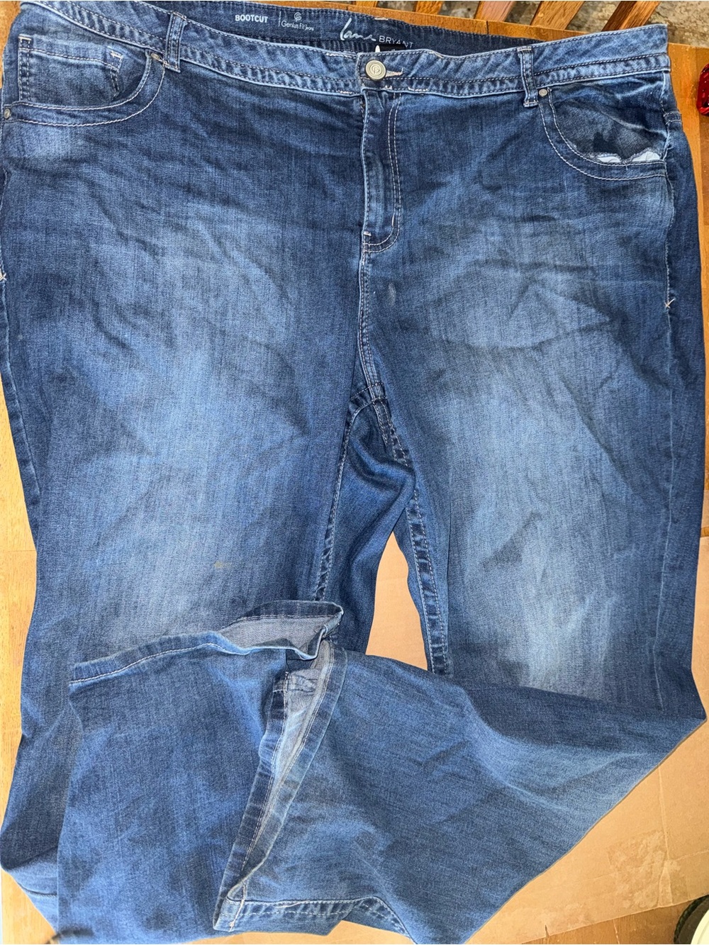 Lane Bryant Women's Blue Bootcut Jeans size 28. A35